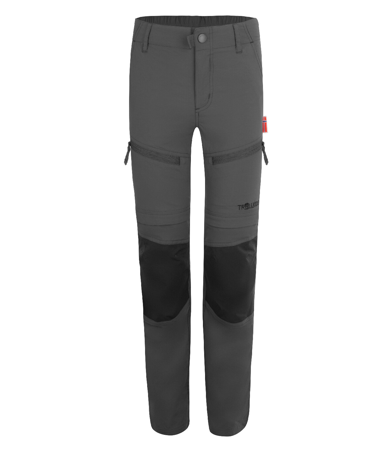 

Спортивные шорты Trollkids Trekking Hose Zip Off Nordfjord, антрацит