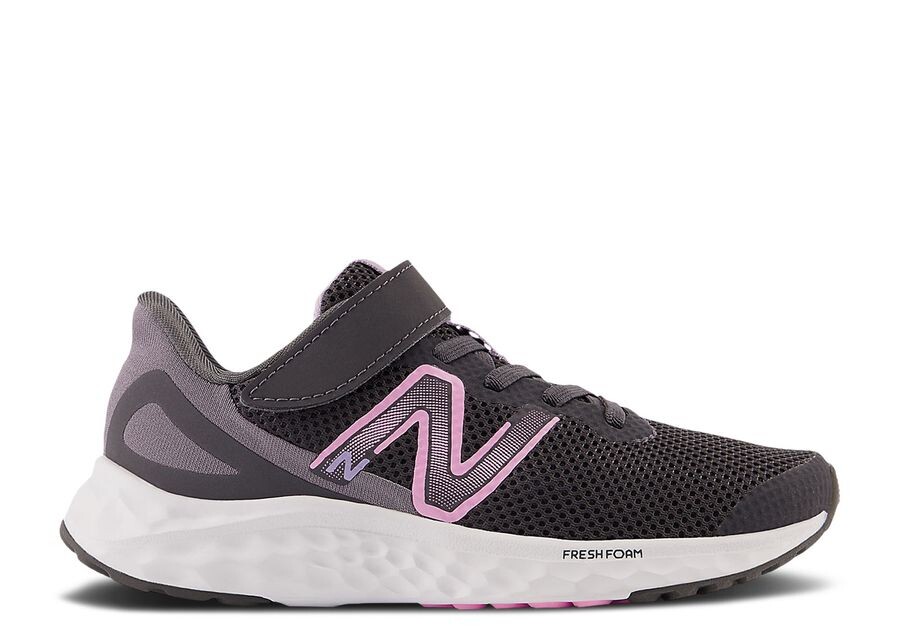 

Кроссовки New Balance New Balance Fresh Foam Arishi V4 Bungee Lace Top Strap Little Kid Wide, цвет Magnet Orbit Pink