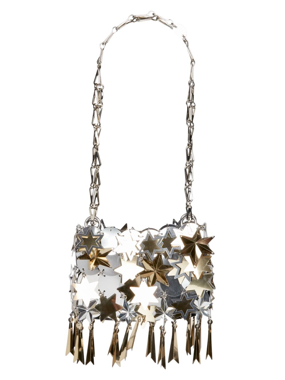 

Сумка через плечо Sparkle Nano Chainmail Paco Rabanne, серебряный