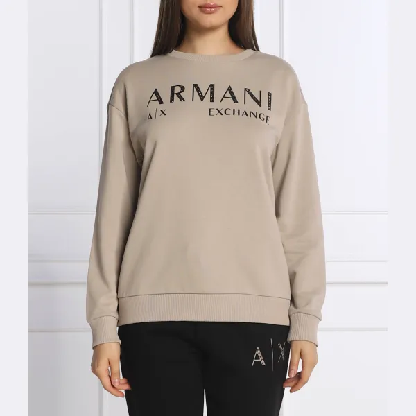 

Толстовка обычного кроя Armani Exchange, бежевый