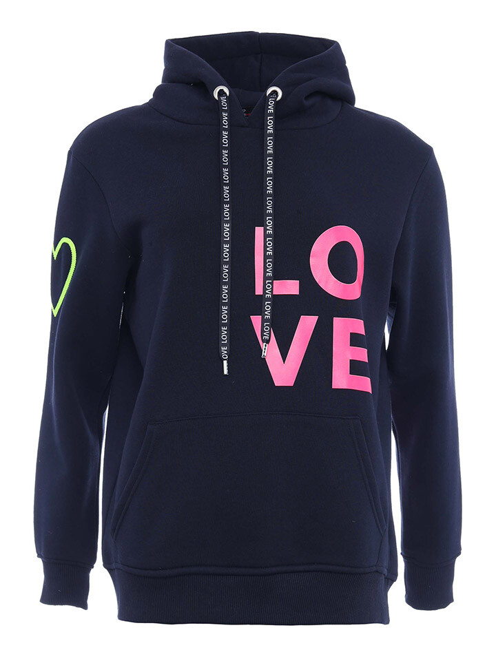 

Толстовка Zwillingsherz Hoodie LOVE, темно-синий