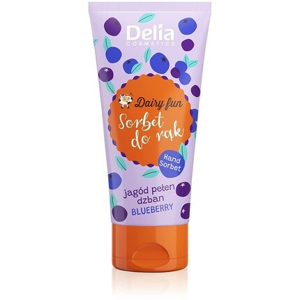 

Delia Cosmetics Dairy Fun Blueberry Сорбет для рук увлажняющий и восстанавливающий с натуральными экстрактами 50г
