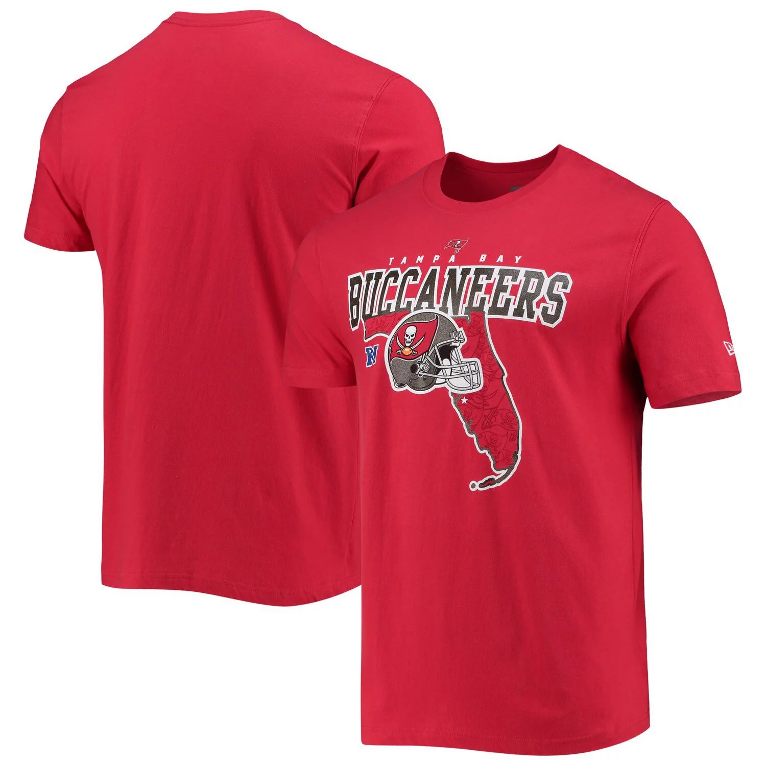 

Мужская красная футболка Tampa Bay Buccaneers Local Pack New Era, Красный