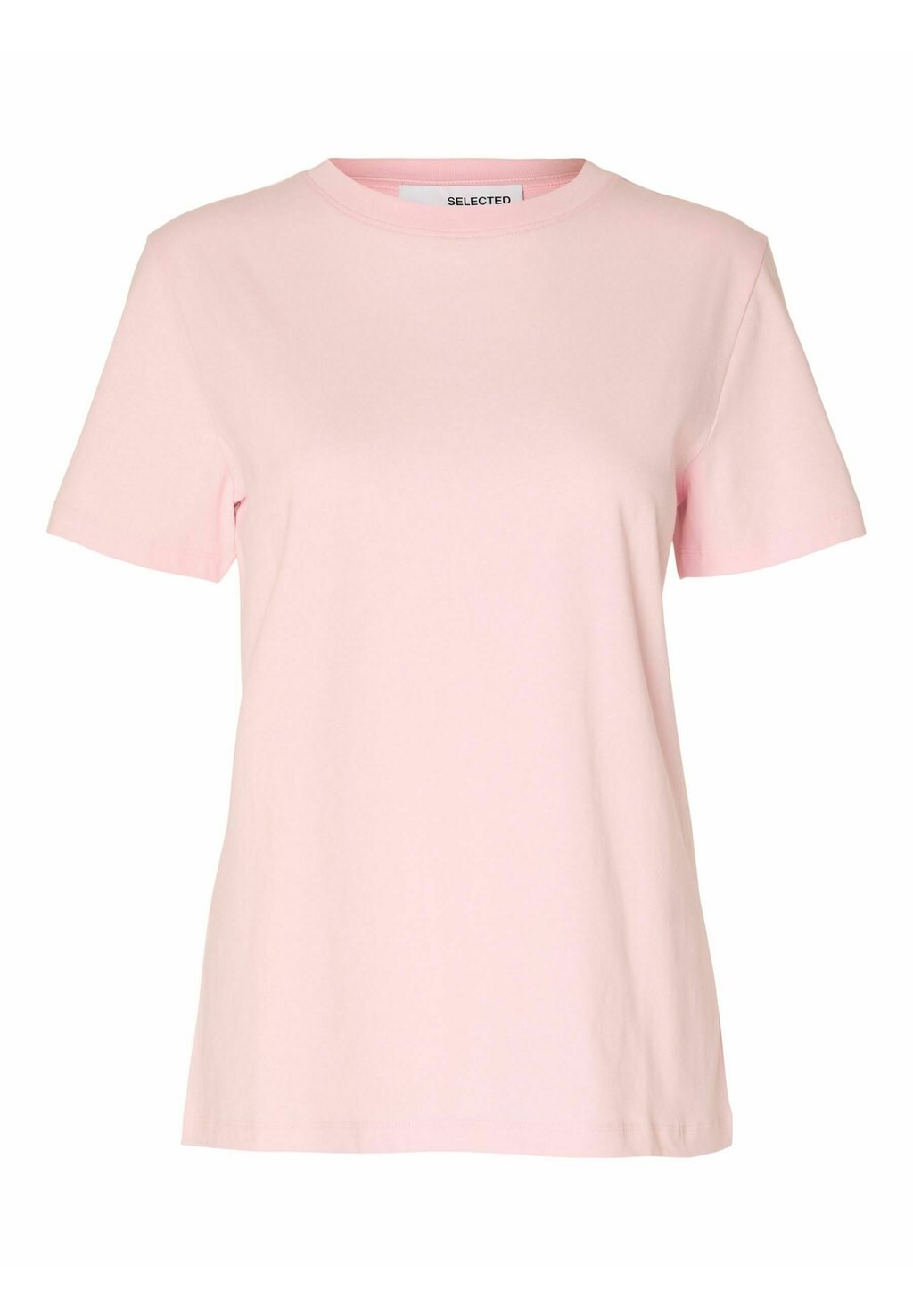 

Базовая футболка SLFMYESSENTIAL O NECK TEE Selected Femme, цвет cradle pink
