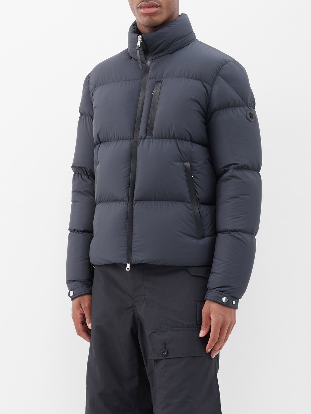 

Стеганое пуховик besbre Moncler, черный