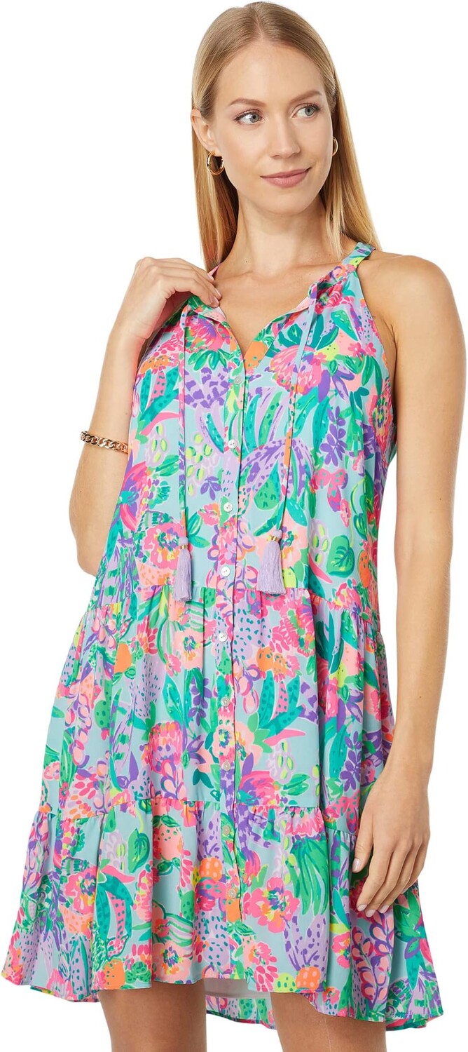 

Платье Кэролан Lilly Pulitzer, цвет Multi Me and My Zesty