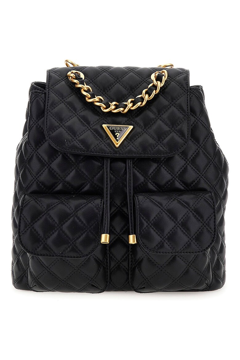 

Стеганый рюкзак Giully из экокожи Guess, черный