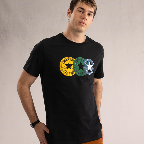 Мужская футболка Converse Chuck Patch Distort, черный