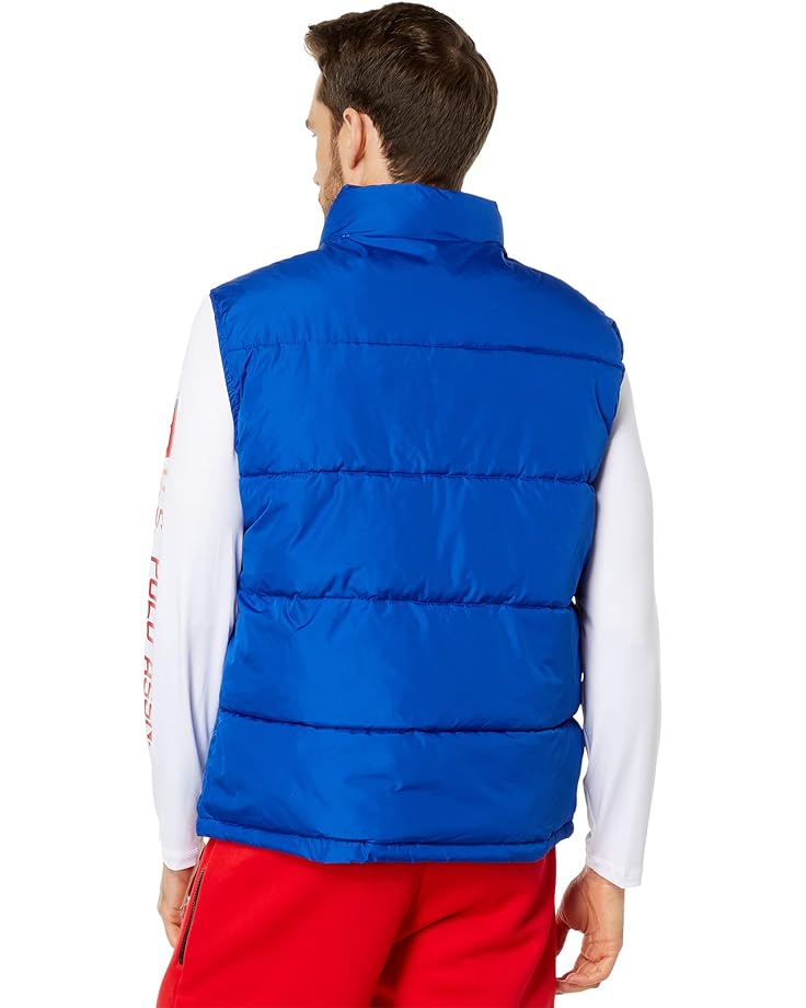 Утепленный жилет U.S. POLO ASSN. Signature Vest, цвет Blue North утепленный жилет u s polo assn cropped puffer vest цвет pastel lilac