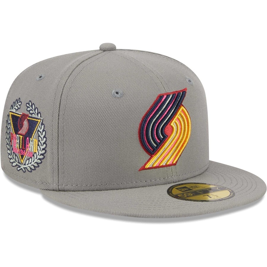 

Бейсболка New Era Portland Trail Blazers, серый