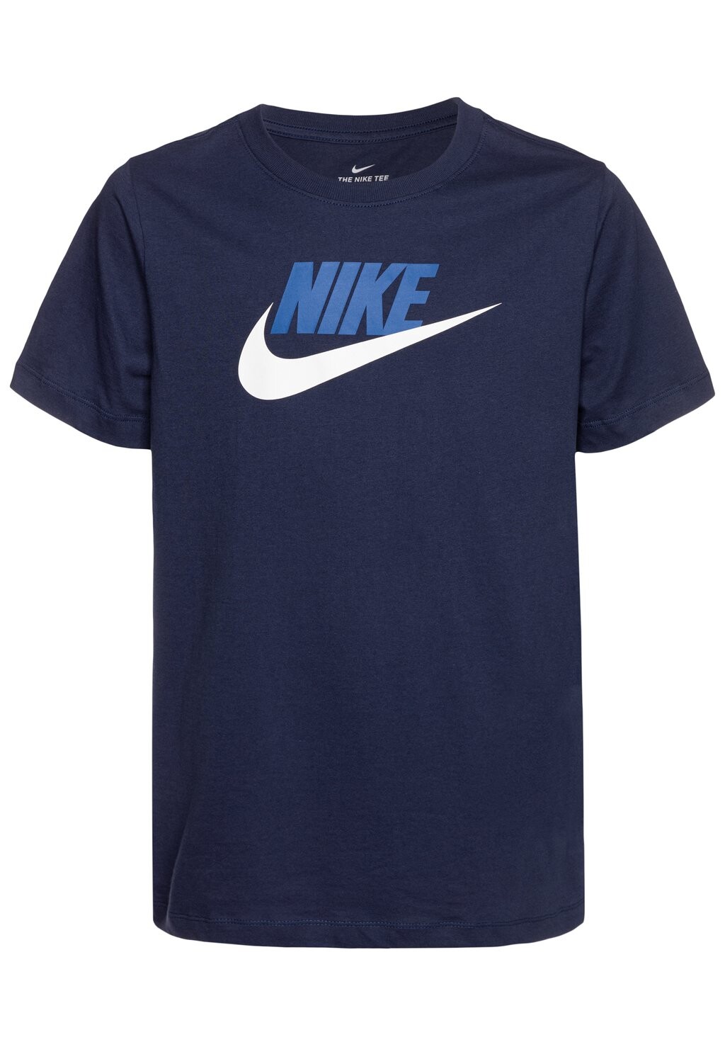 

Футболка с принтом Tee Futura Icon Unisex Nike, цвет midnight navy/white