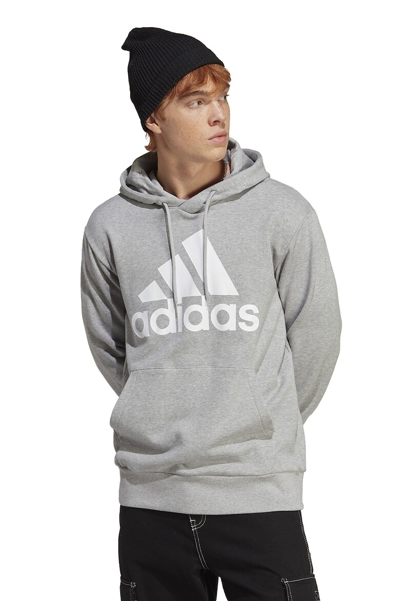 

Толстовка Essentials с карманом-кенгуру и логотипом Adidas Sportswear, серый