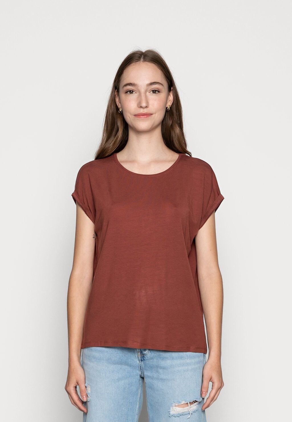 

Базовая футболка Vero Moda, Коричневый