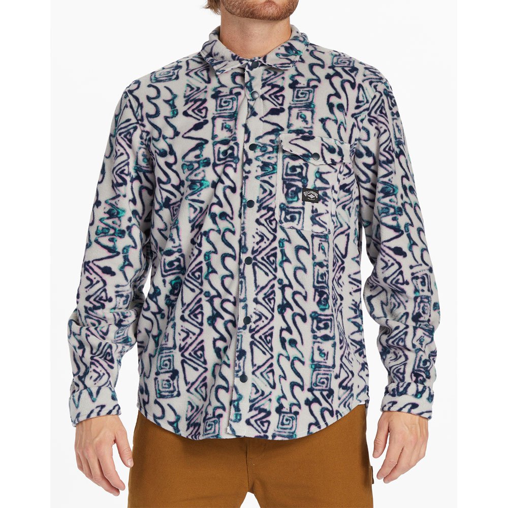 Рубашка Billabong Furnace Flannel, серый фланелевая рубашка furnace – мужская billabong цвет purple ash