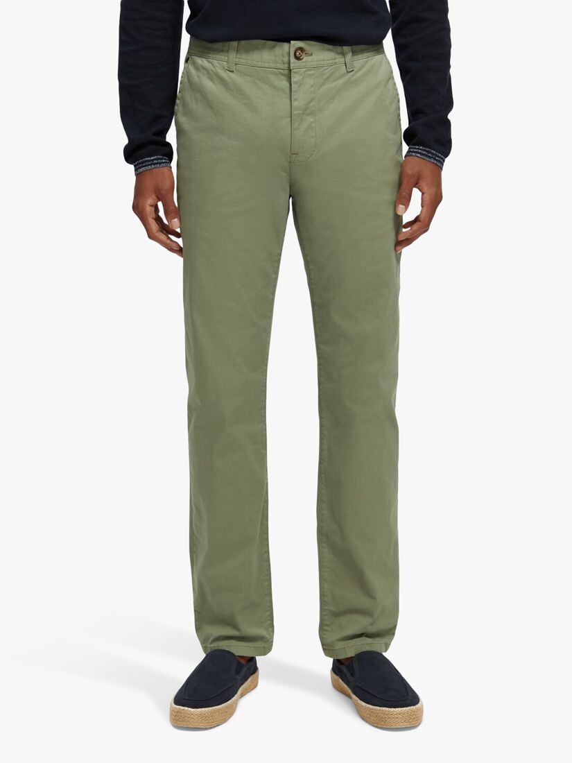 

Прямые брюки чинос Scotch & Soda Essentials, Армия