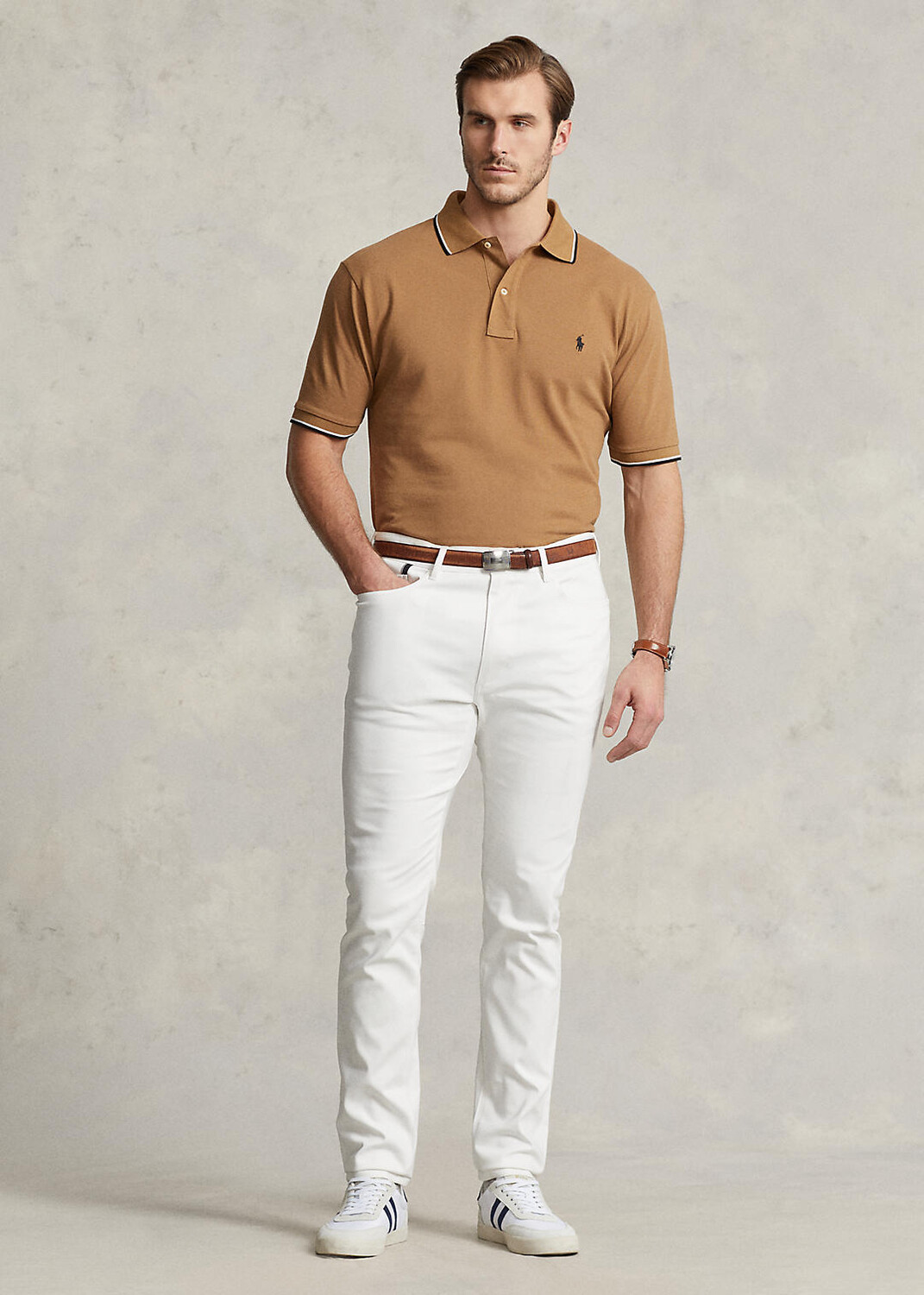 

Эластичные брюки Dobby Slim Fit