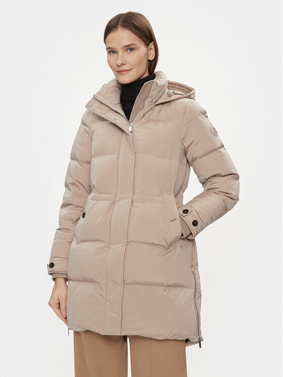 

Пуховик стандартного кроя Woolrich, бежевый