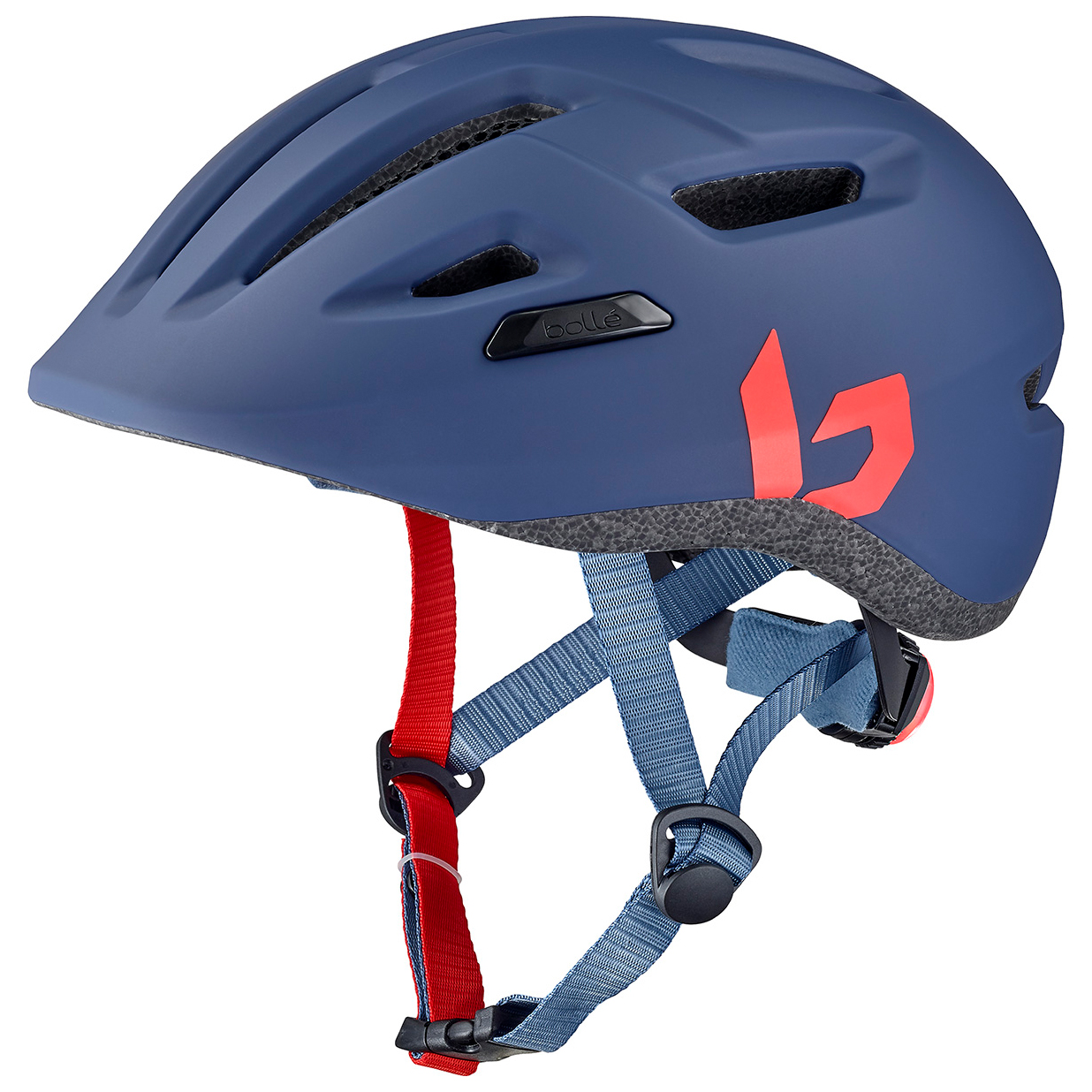 Велосипедный шлем Bollé Kid's Stance Junior, цвет Navy Stone Matte