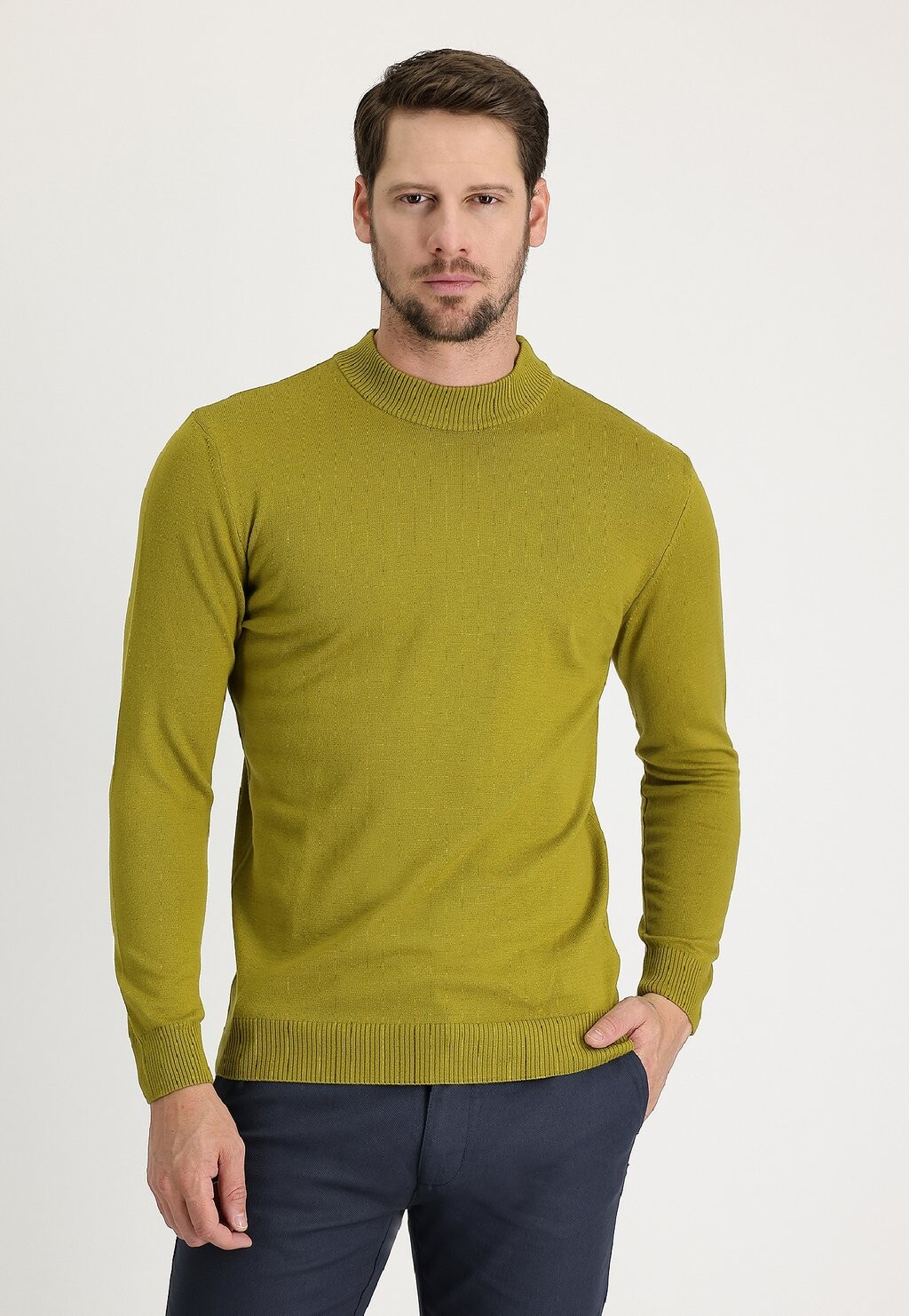 

Вязаный свитер STEHKRAGEN REGULAR FIT Kigili, цвет Oil Green-Olive