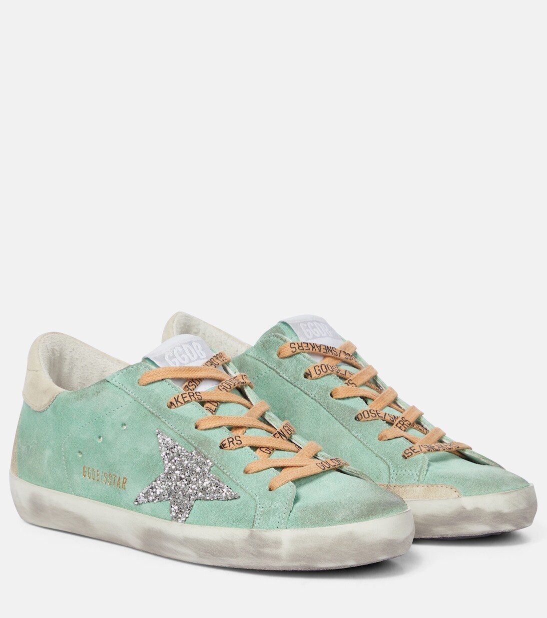 

Замшевые кроссовки Super Star Golden Goose, зеленый