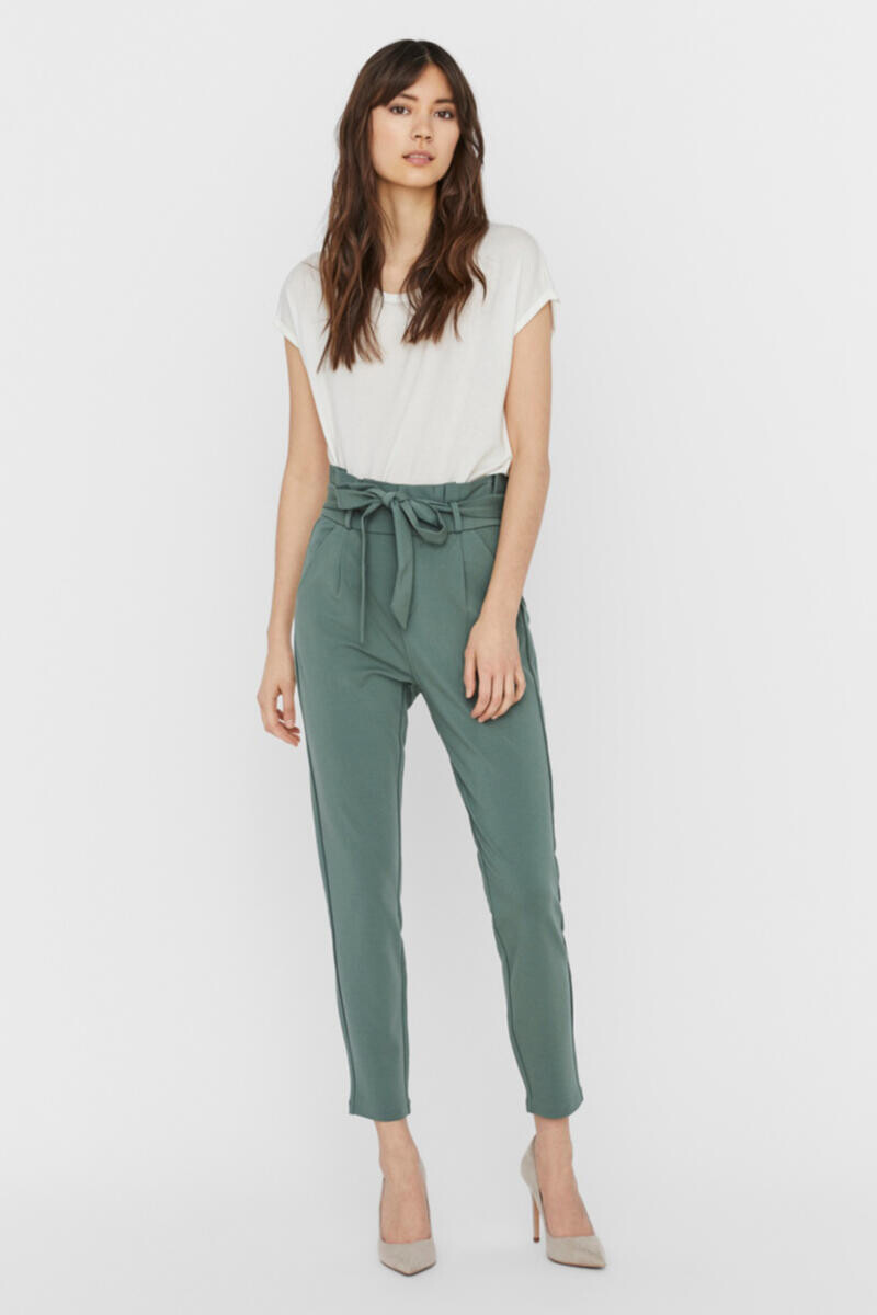 

Брюки из бумажного пакета Vero Moda, зеленый