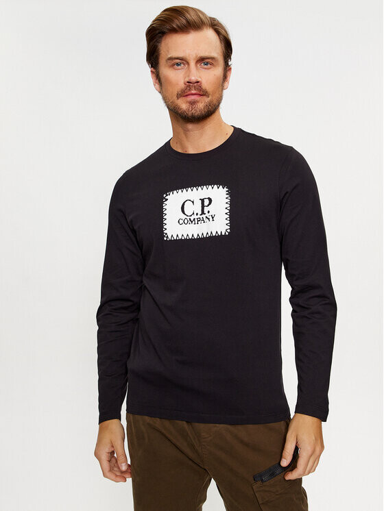 

Классический крой с длинными рукавами C.P. Company, черный
