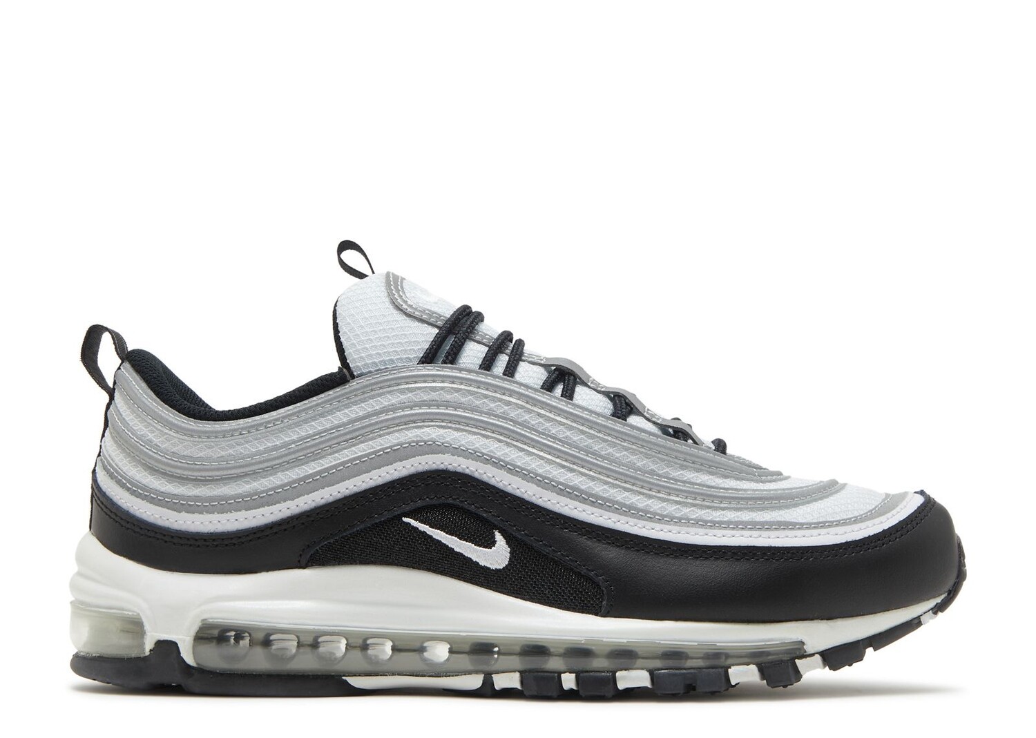 

Кроссовки Nike Air Max 97 'Black Metallic Silver', черный