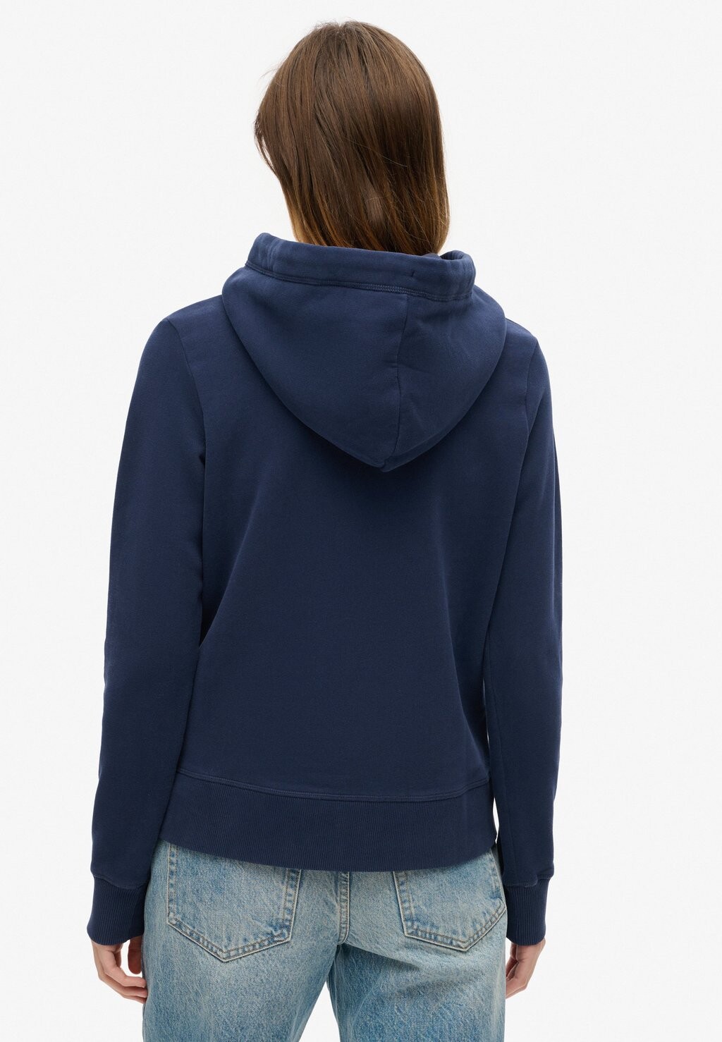 

Толстовка с капюшоном ESSENTIAL LOGO Superdry, синий
