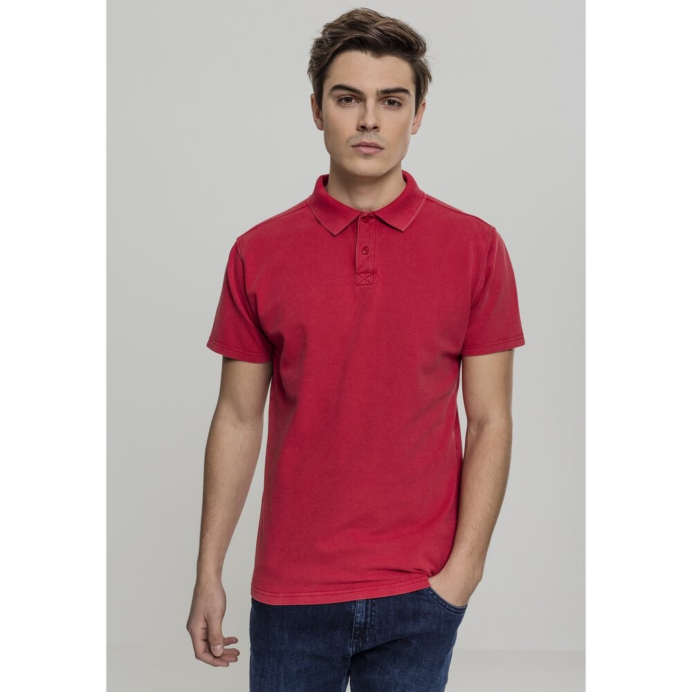 

Поло Urban Classics Cotton Piqué, красный