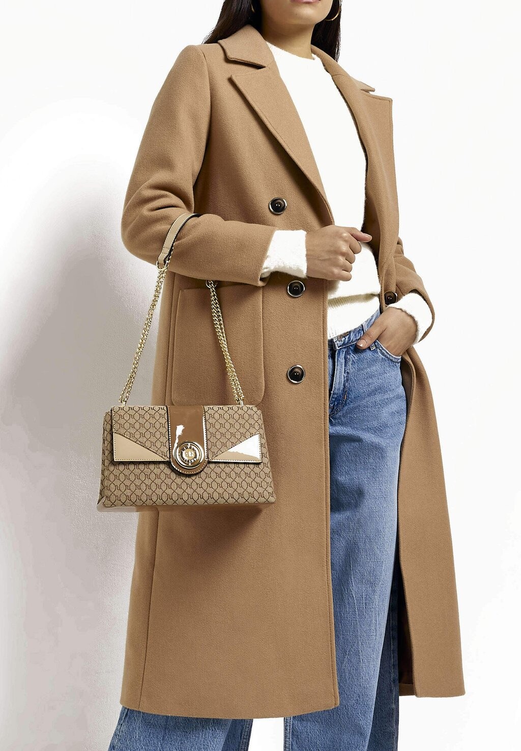 

Сумка River Island, коричневый