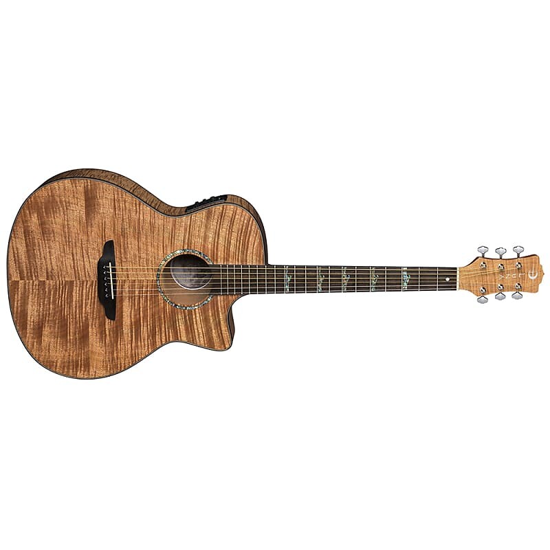 Акустическая гитара Luna Guitars High Tide Exotic Mahogany Grand Concert CE Acoustic Electric Guitar