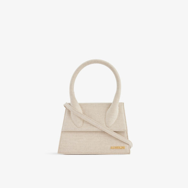 

Льняная сумка Grand Chiquito с верхней ручкой Jacquemus, серый