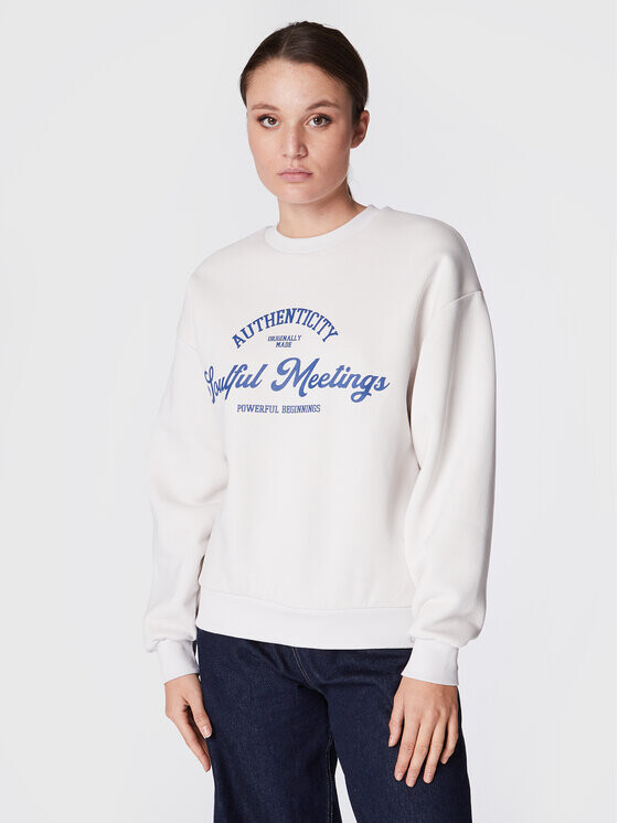 

Толстовка оверсайз Gina Tricot, белый
