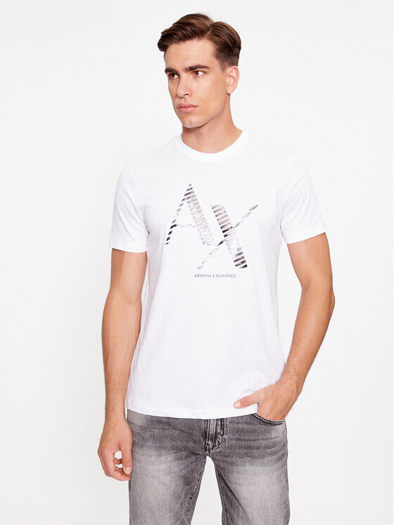 

Футболка стандартного кроя Armani Exchange, белый
