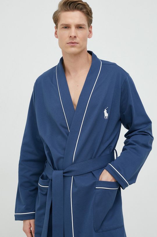 Банный халат Polo Ralph Lauren, темно-синий