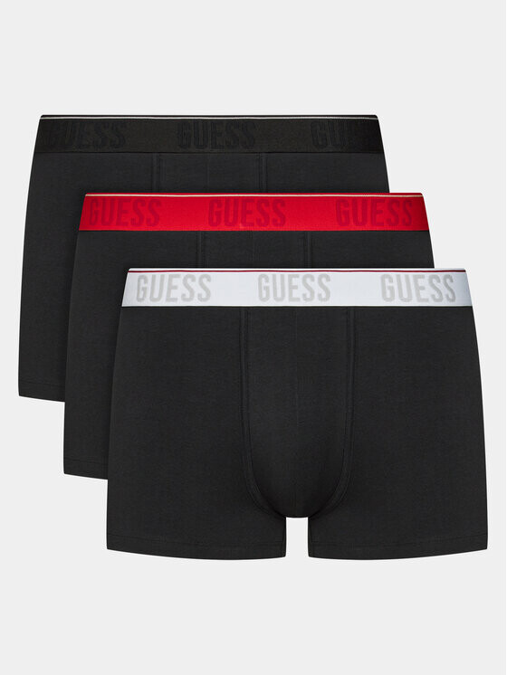 

Комплект из 3 боксеров Guess, черный