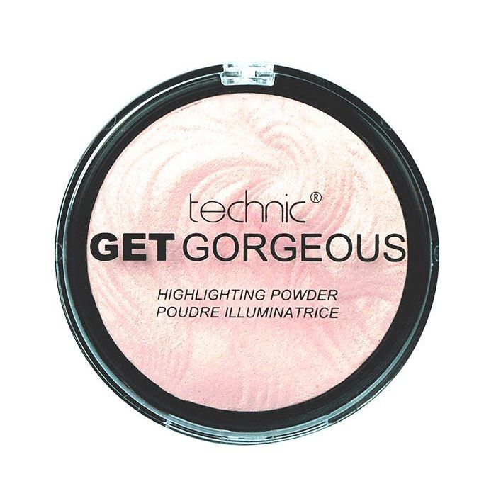 Пудра для лица Get Gorgeous Iluminador en Polvo Technic, TC036 хайлайтер 3ina the highlighter