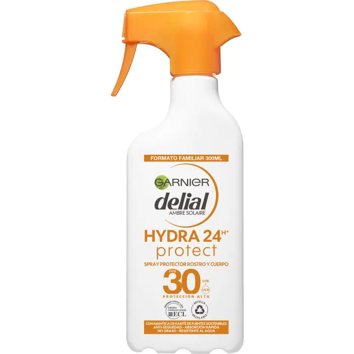 

Солнцезащитный крем delial spray protector hidratación 12h Garnier, объем 25 мл