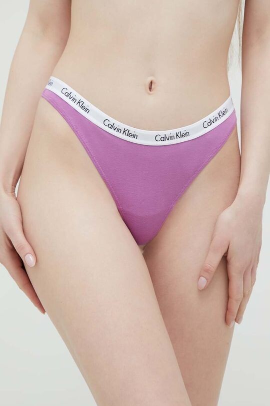 

Набор стрингов , 3 шт. Calvin Klein Underwear, мультиколор