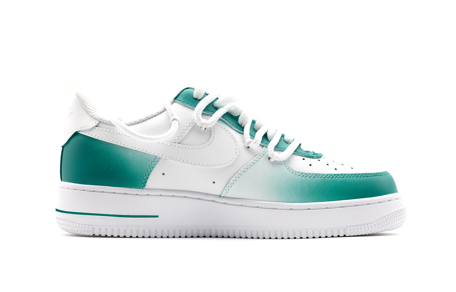 

Кроссовки Nike Air Force 1 Skateboarding Shoes Men Low-top White/green, зеленый