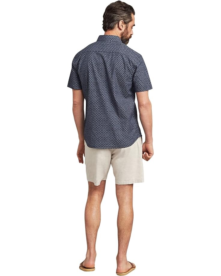 Рубашка Faherty Short Sleeve Stretch Playa Shirt, цвет Midnight Fishscale рубашка faherty short sleeve stretch playa shirt цвет fish scale redux