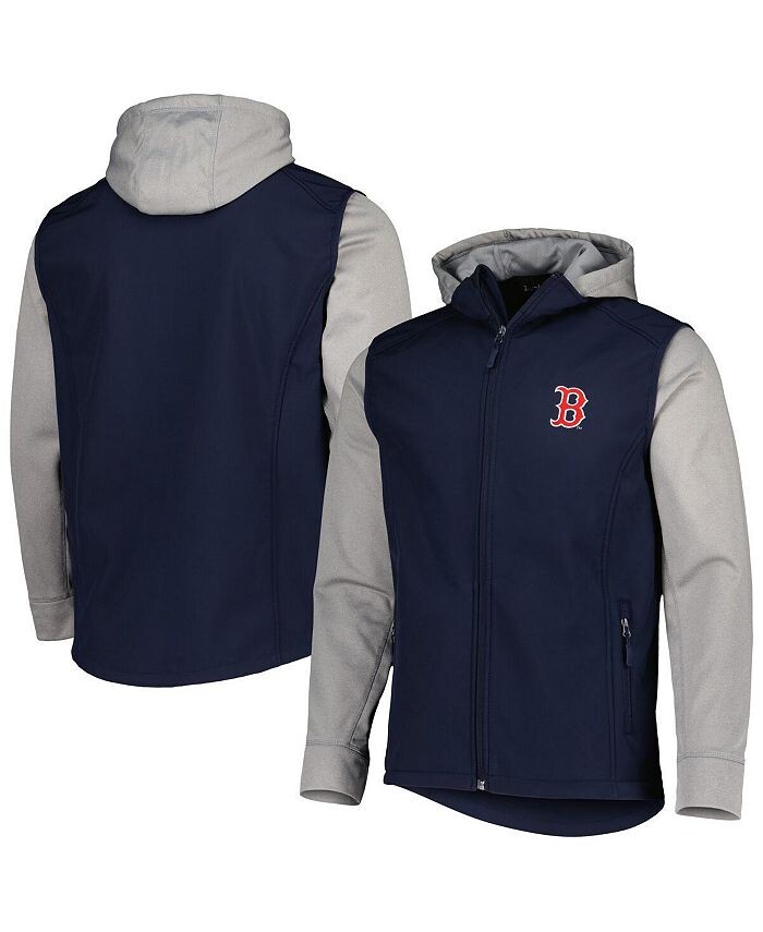

Мужская темно-синяя куртка с молнией во всю длину Boston Red Sox Alpha Grey Heather Grey Dunbrooke, синий
