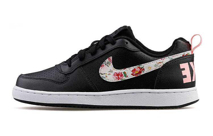 

Nike Court Borough Low (GS) Черный/Розовый