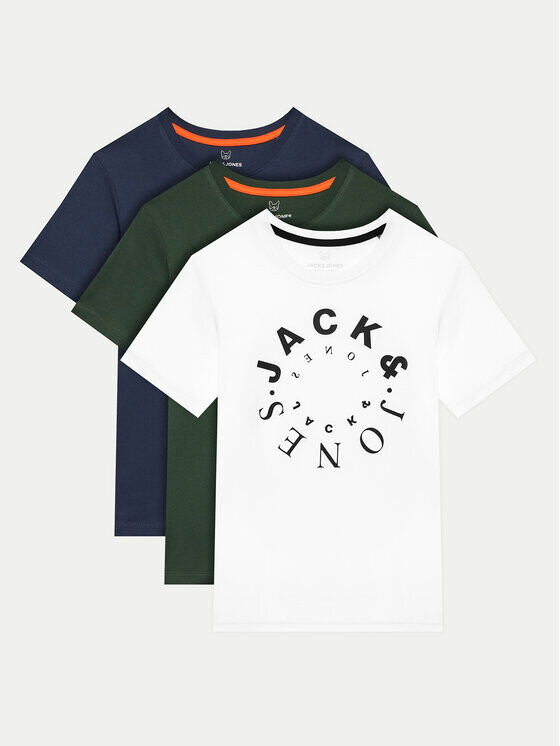 

Комплект из 3 футболок стандартного кроя Jack&Jones Junior, мультиколор