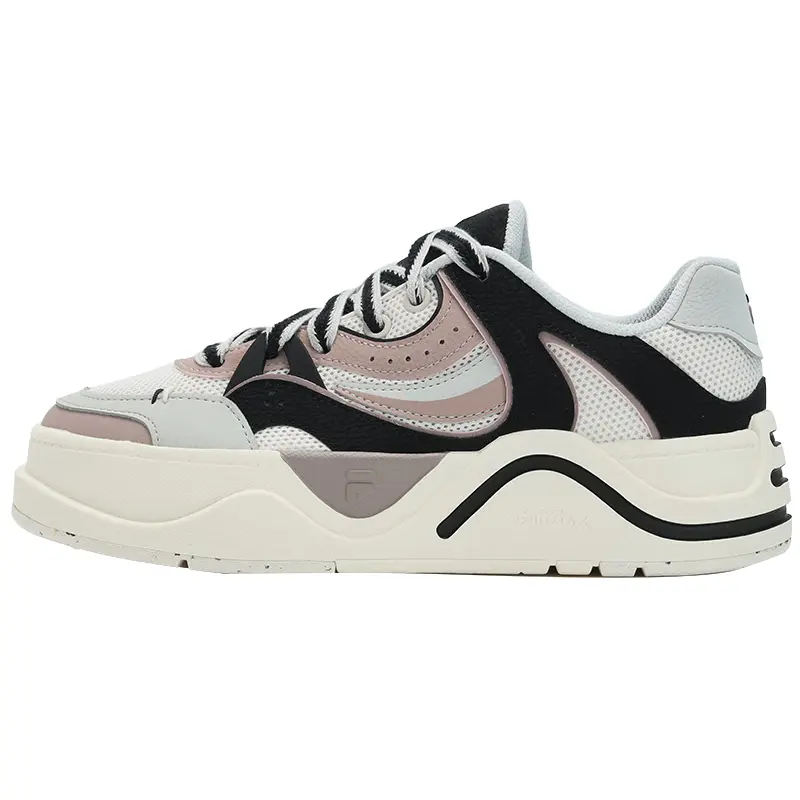 

Кроссовки спортивные женские Fila Fusion на толстой подошве, белый / светло-розовый / черный