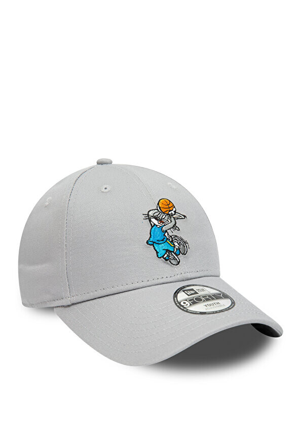 

Серая детская шапка унисекс 9forty bug bun New Era