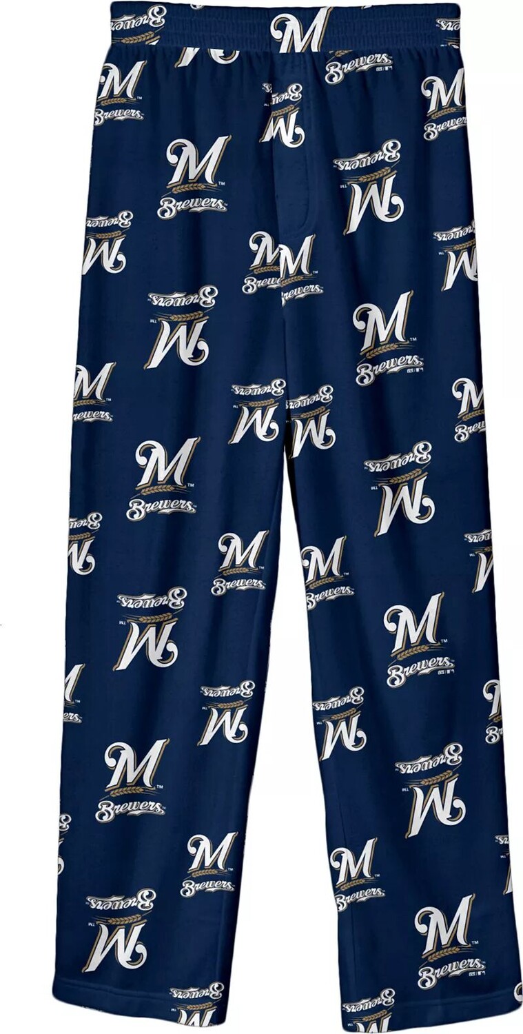

Пижамные штаны с логотипом молодежной команды Gen2 Milwaukee Brewers