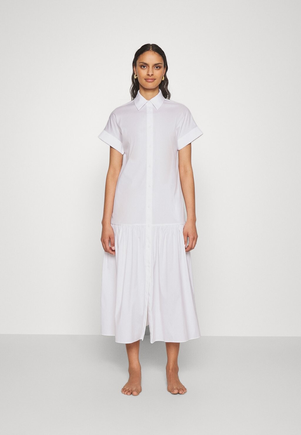 

Длинное платье Max Mara Leisure, белый