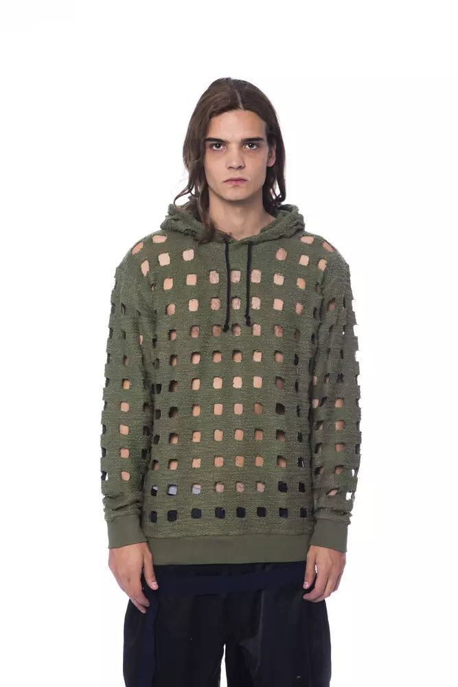 

Николо Тонетто Хлопковый мужской свитер Nicolo Tonetto, цвет Army