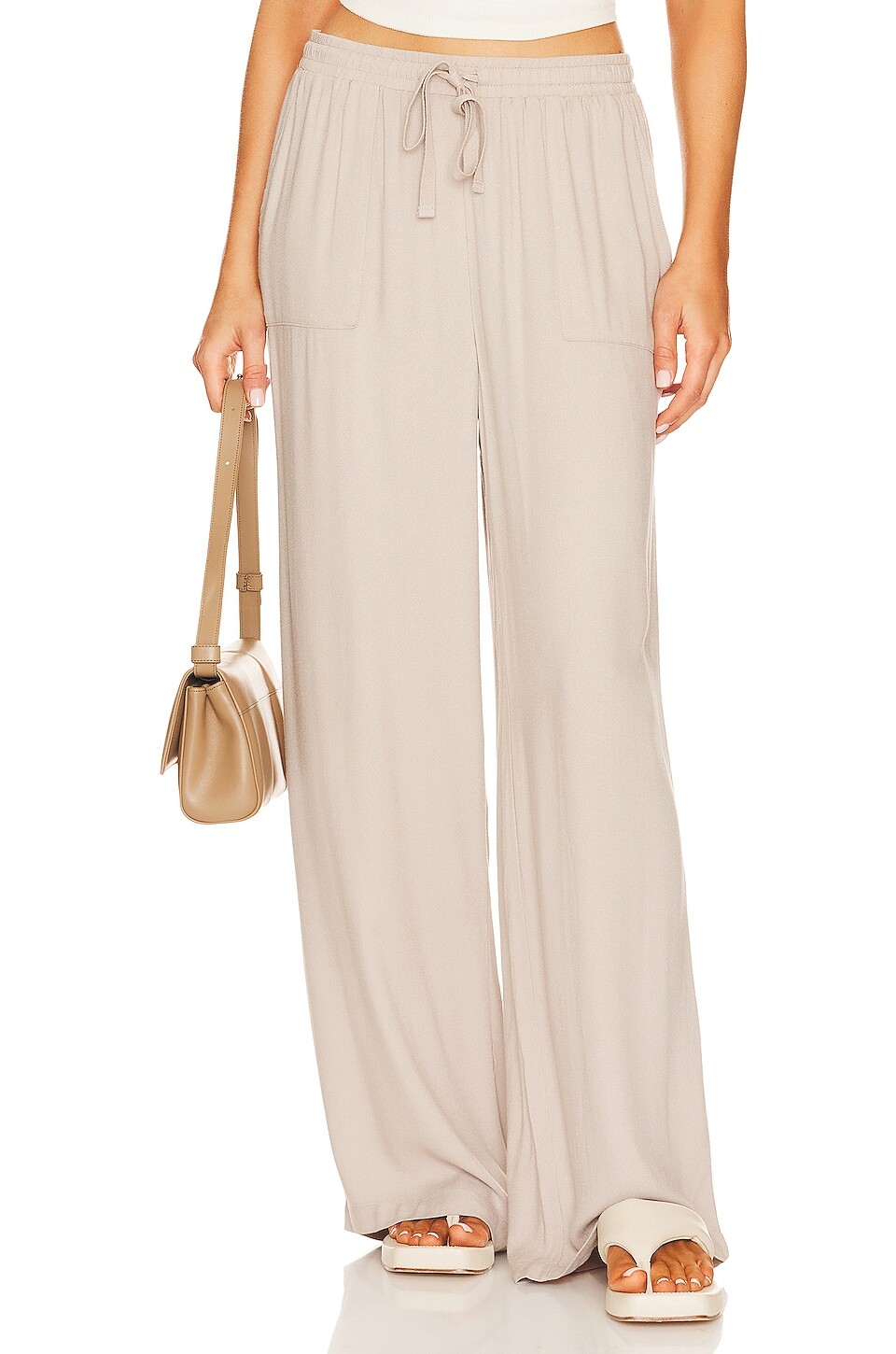 

Брюки Bobi High Waist, загар
